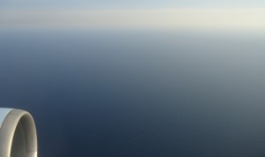 Средиземное море вид с самолета